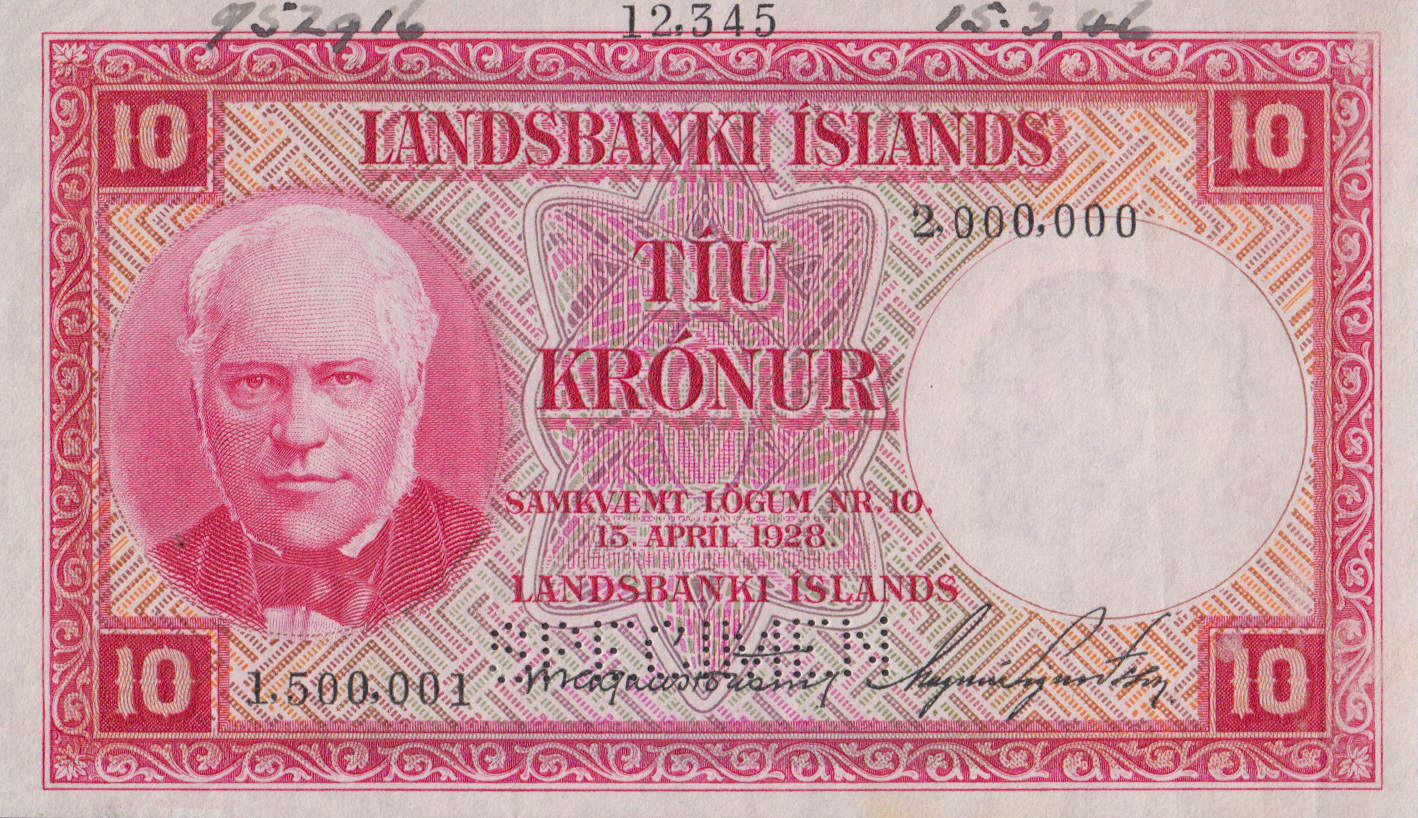  Horizontal SPECIMEN perf; s/n range 