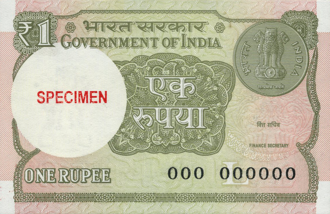  Horizontal red SPECIMEN ovpt front/back; all-zero s/n 