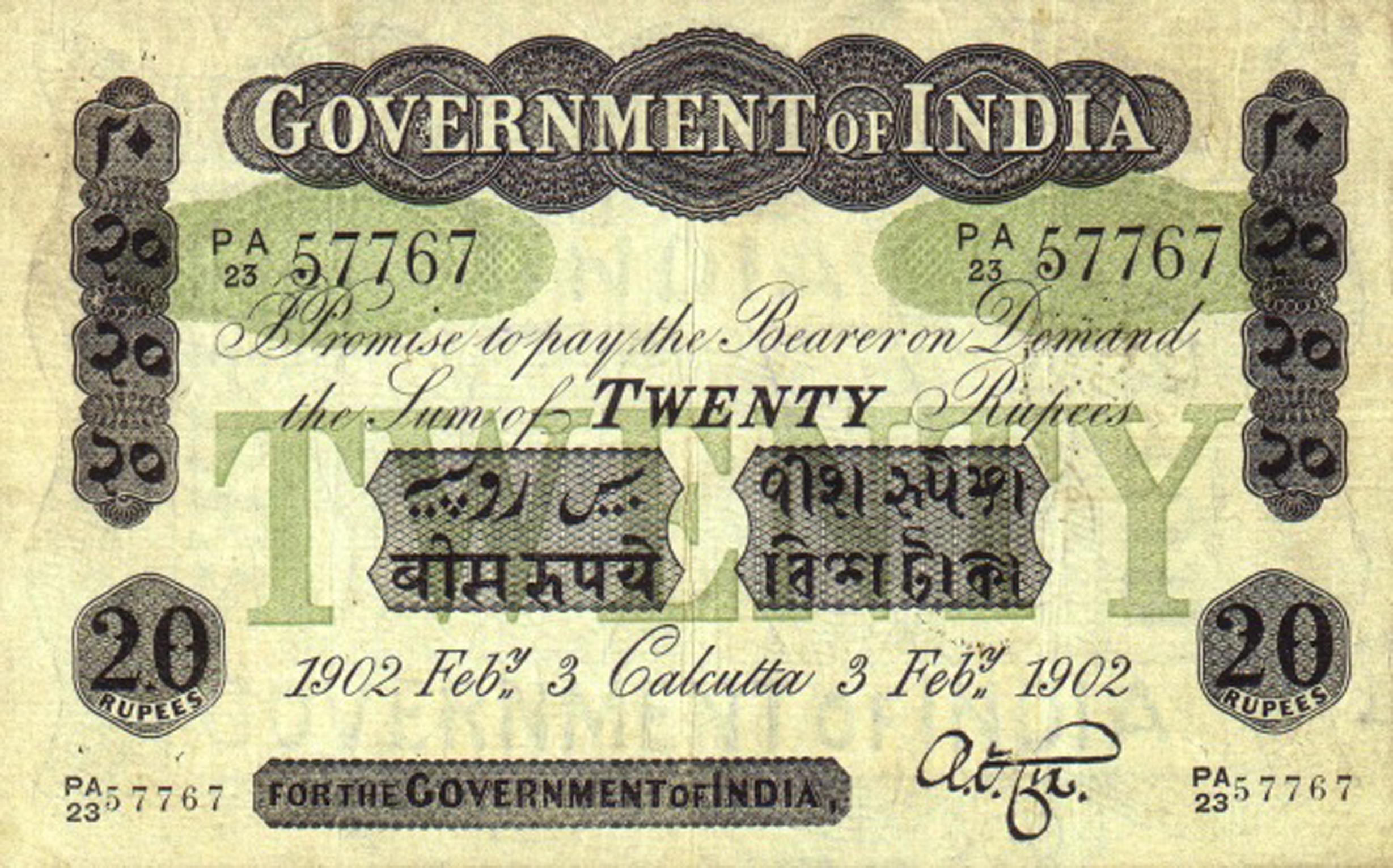  Calcutta Sig Cox Prefix PA 