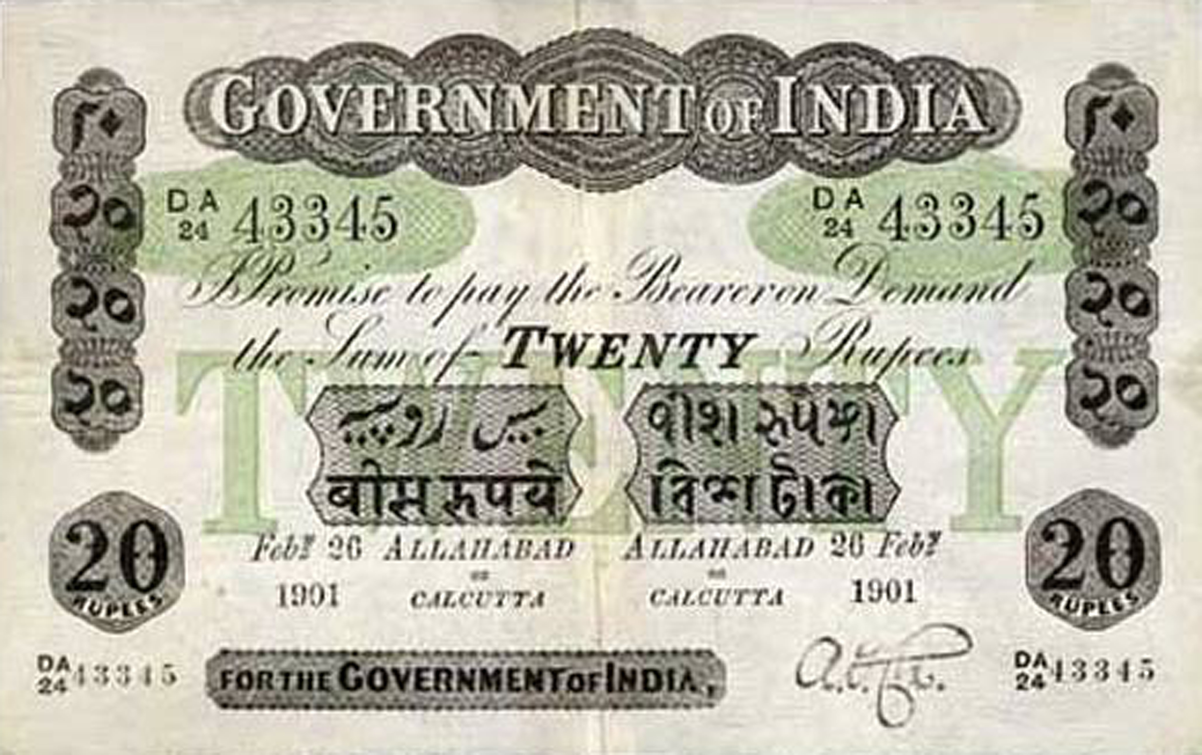  Allahabad / or / calcutta Sig Cox Prefix DA, EA 