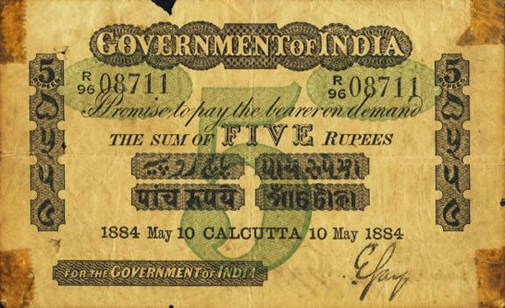  CALCUTTA Sig Gay Prefix O, P, R 