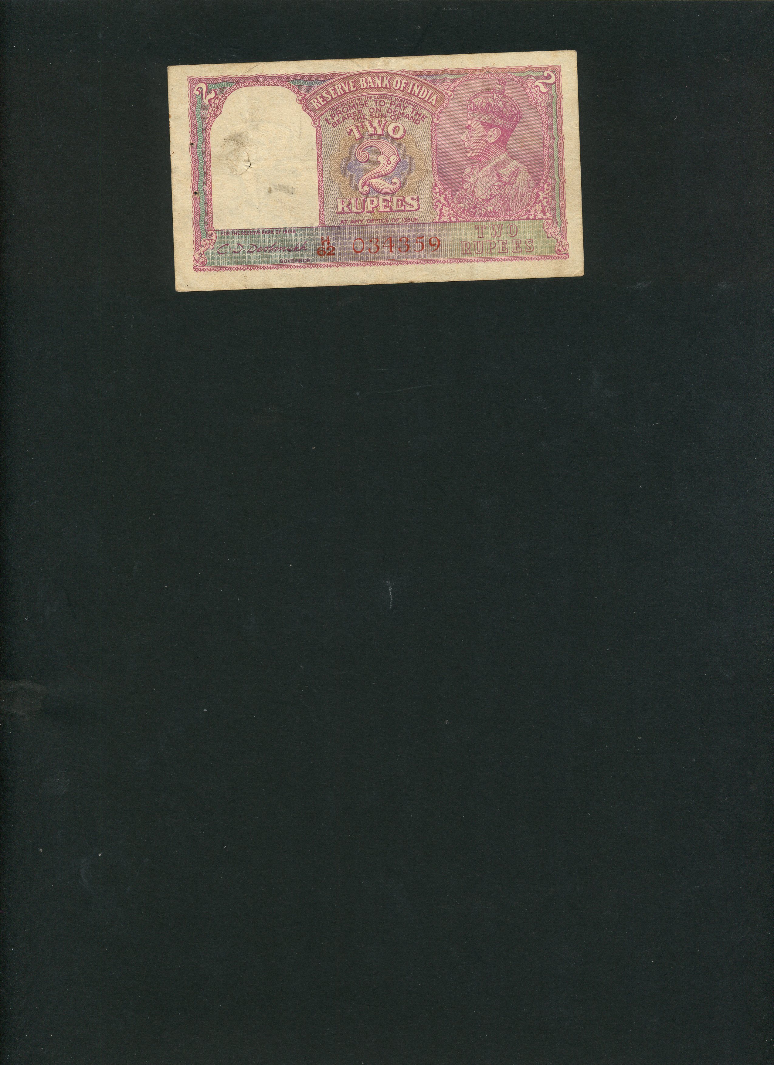  Red s/n Prefix H Intro: 00 05 1949 