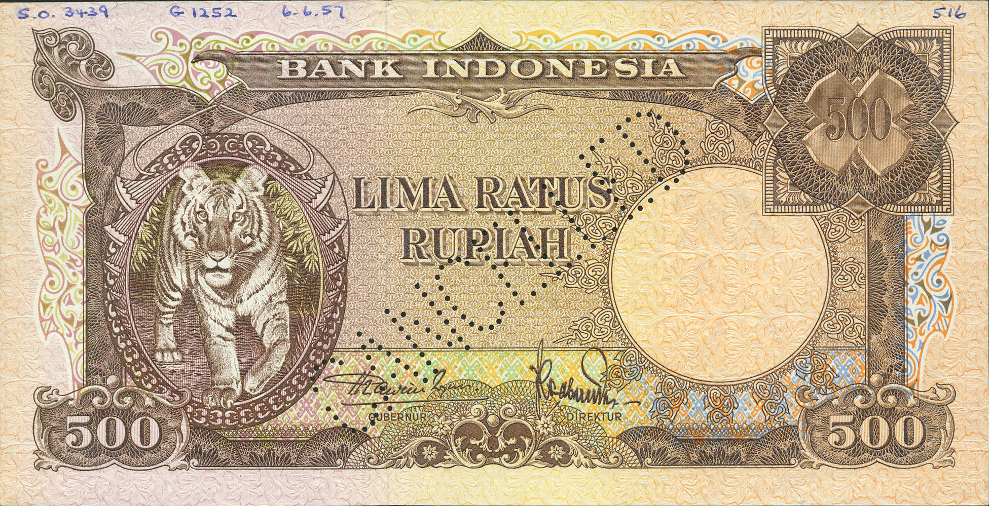  Diagonal CANCELLED perf; all-zero s/n 