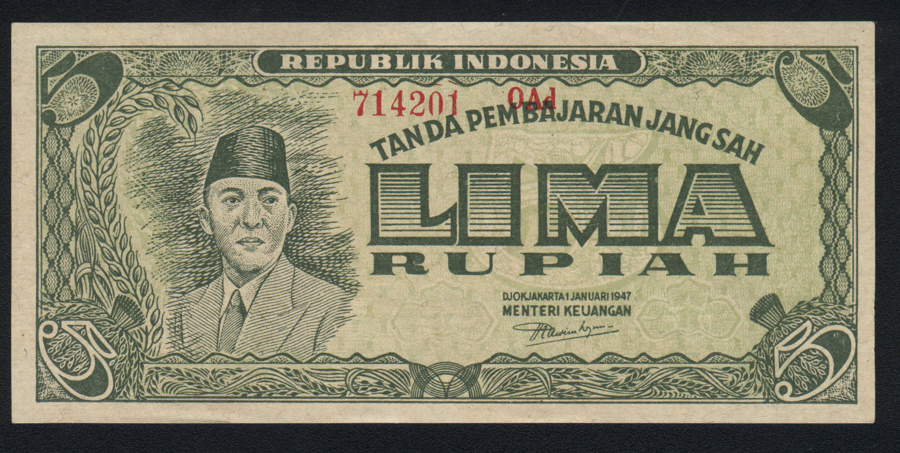  6-digit s/n and 3 control letters 