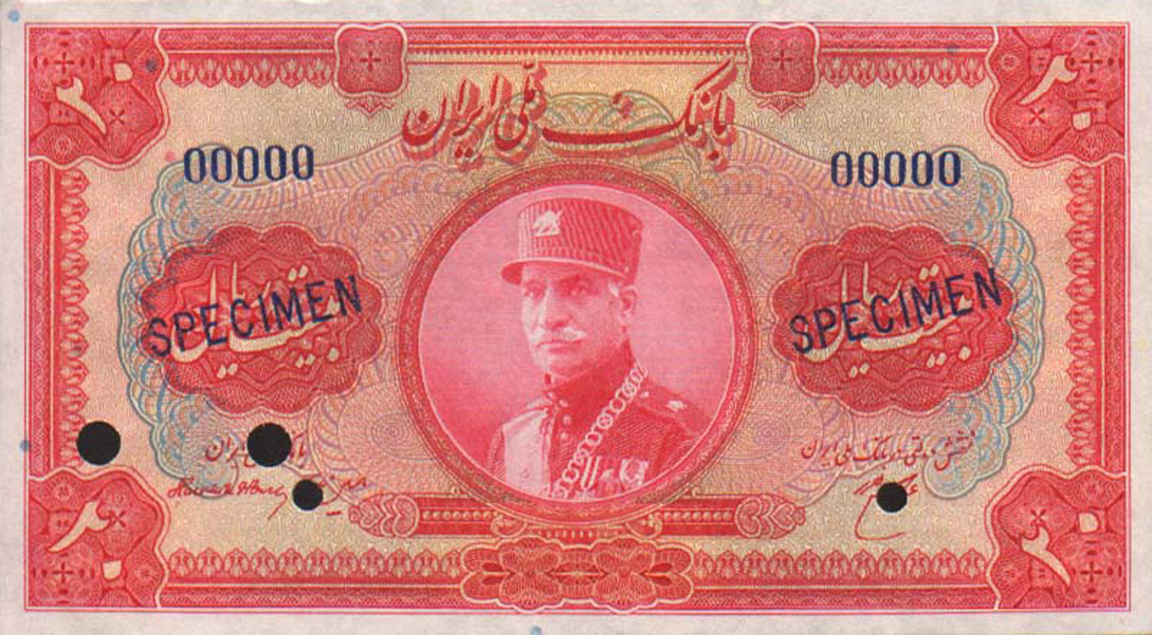  Two diagonal blue Specimen ovpts 