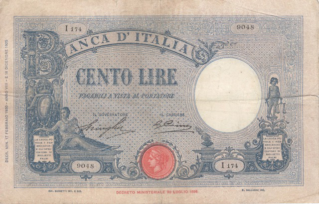  12 04 1929 - 22 04 1930 Sig 6: Stringher/Cima Series A121 - V200 