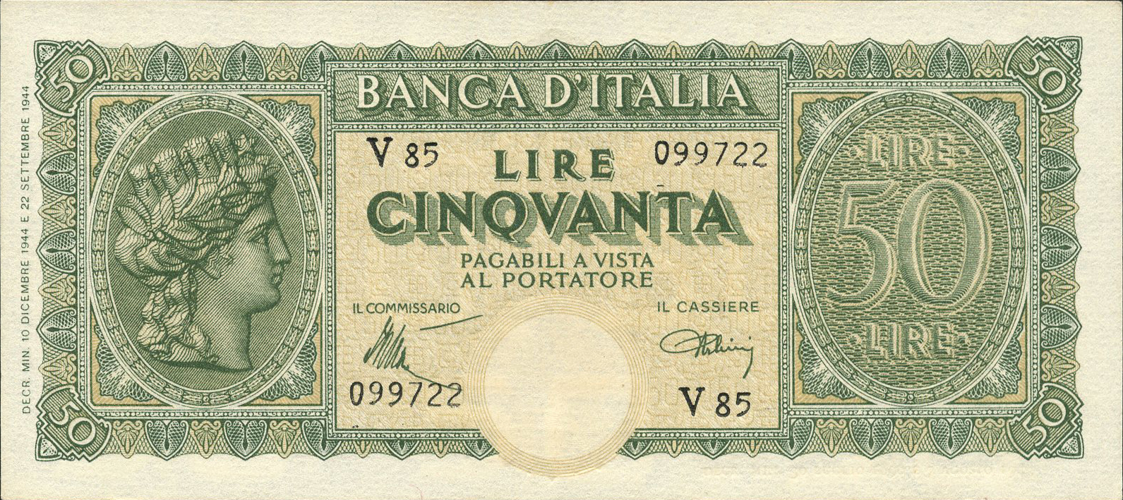  Printer: (Officina dell’Istituto Gegrafico De Agostini di Novara) Series N63 - Z125 