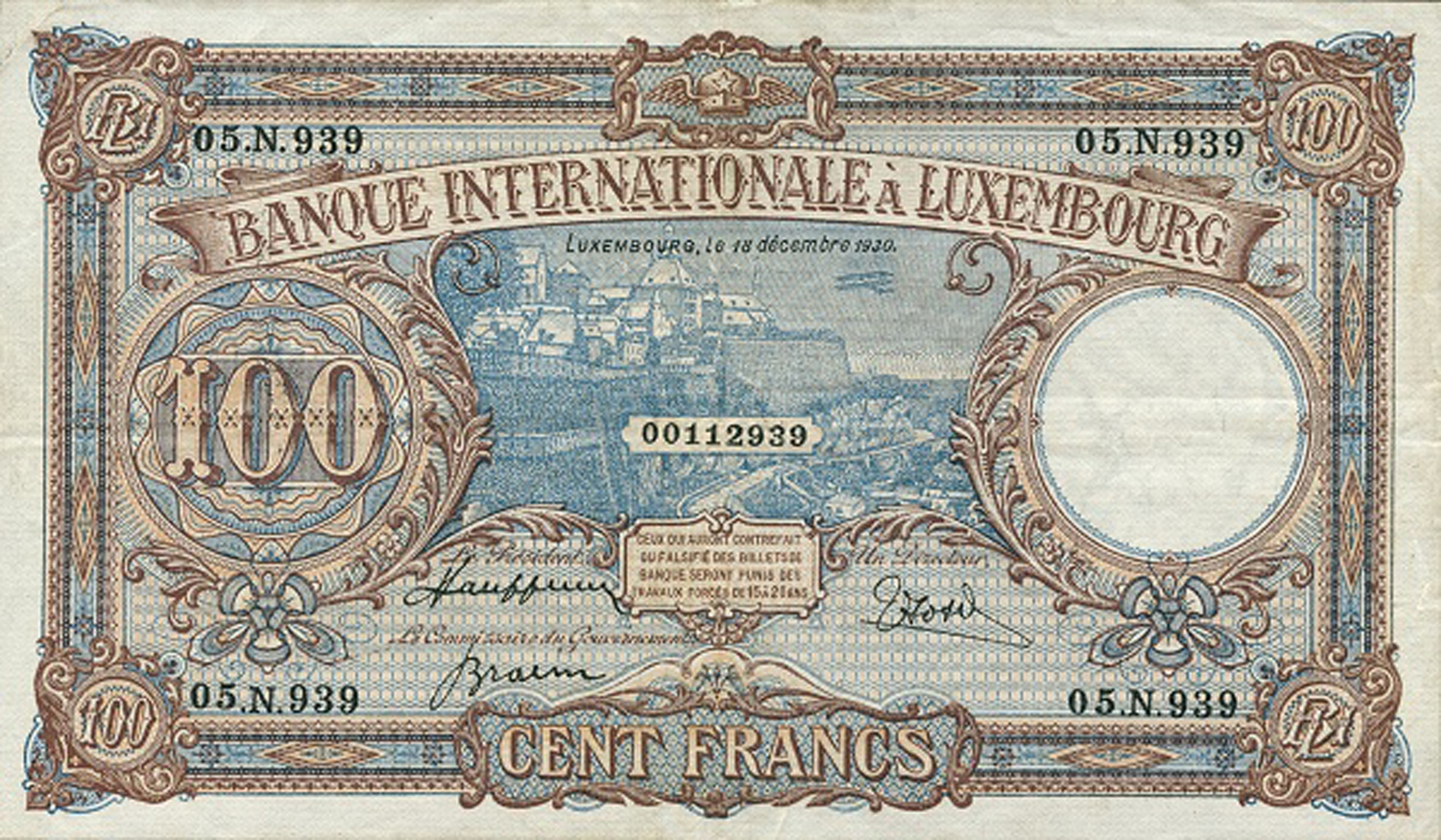  18 décembre 1930 Sig 2: Kauffman/Braun/Unknown 