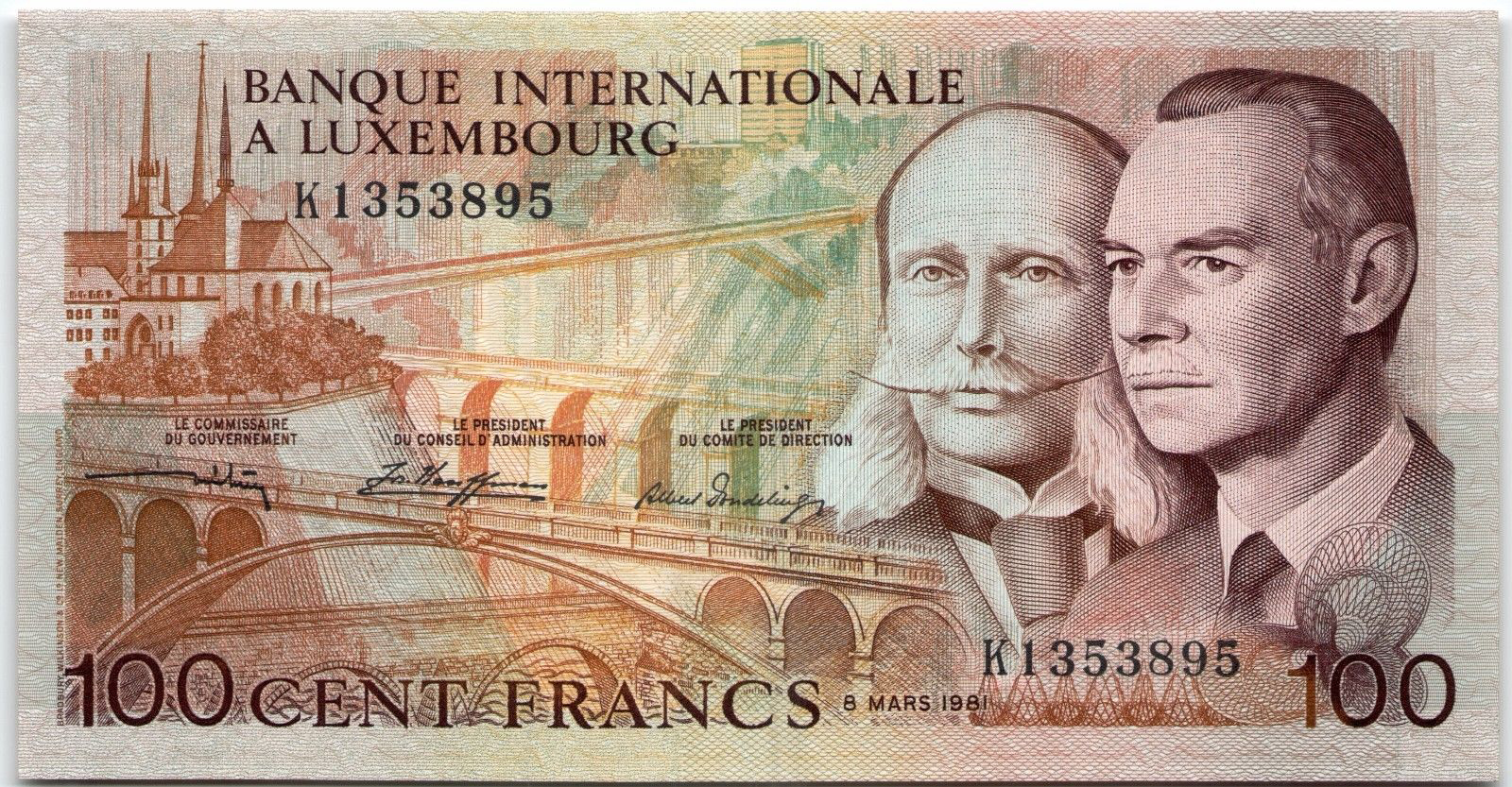  8 MARS 1981 Sig 7: Unknown/Kauffman/Dondelinger Series A - K 