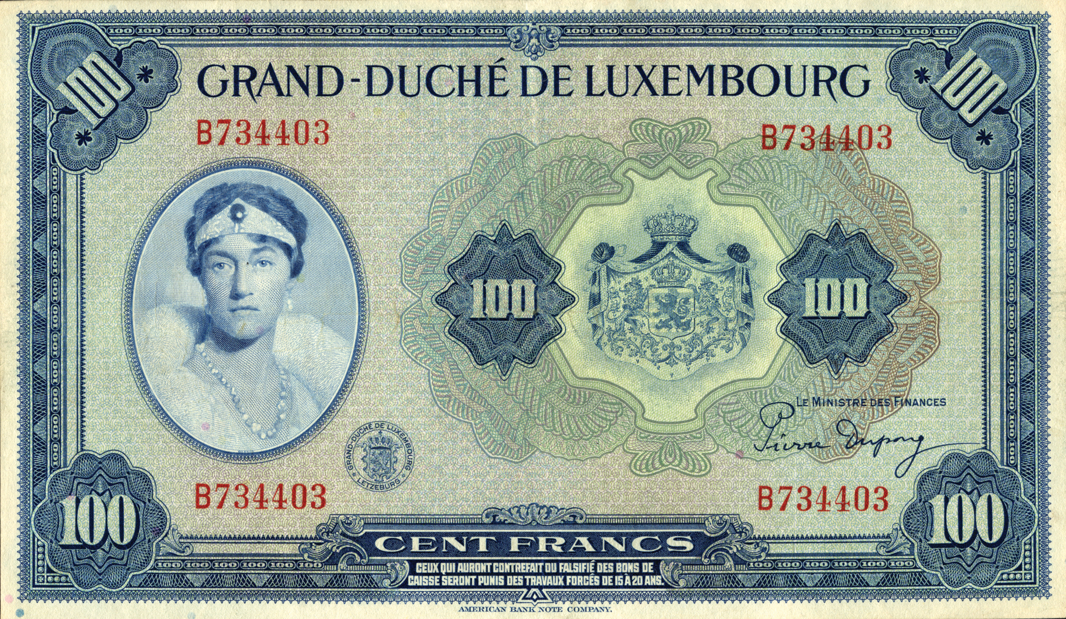  No date Sig 12 Prefix none, A, B 3,000,000 notes Intro: 14 10 1944 