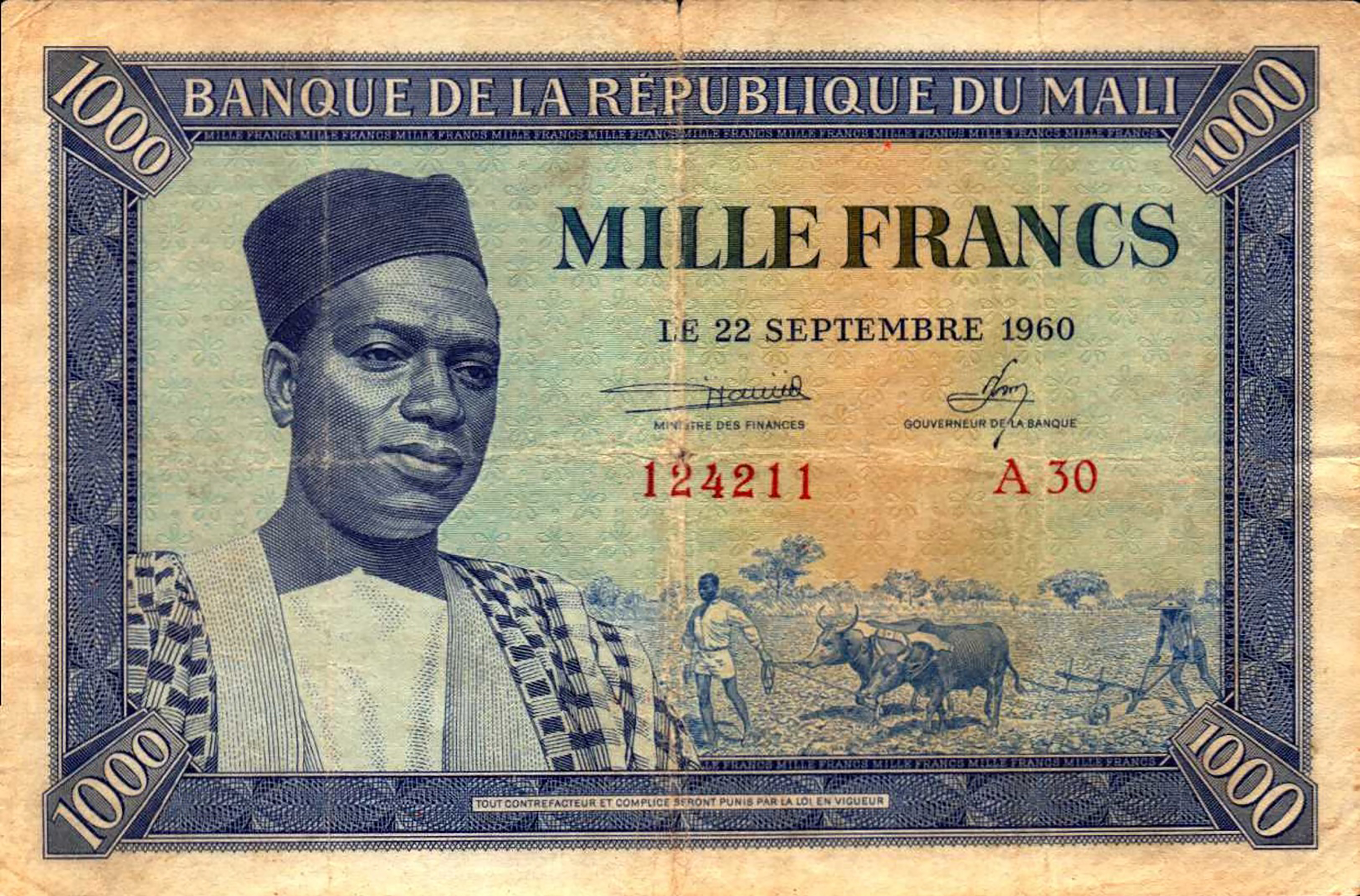 Banque de la République du Mali Values & Prices By Issue | The