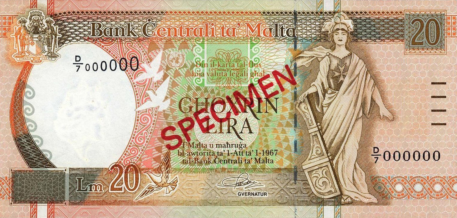  Diagonal red SPECIMEN ovpt front; all-zero s/n 