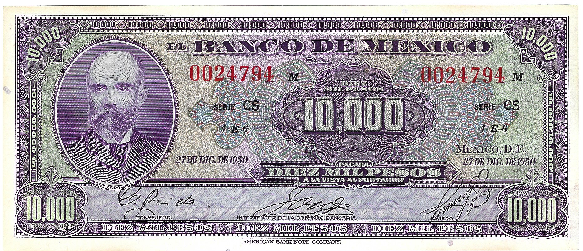  27 DE DIC DE 1950 Sig 4: Marquez Series CS 