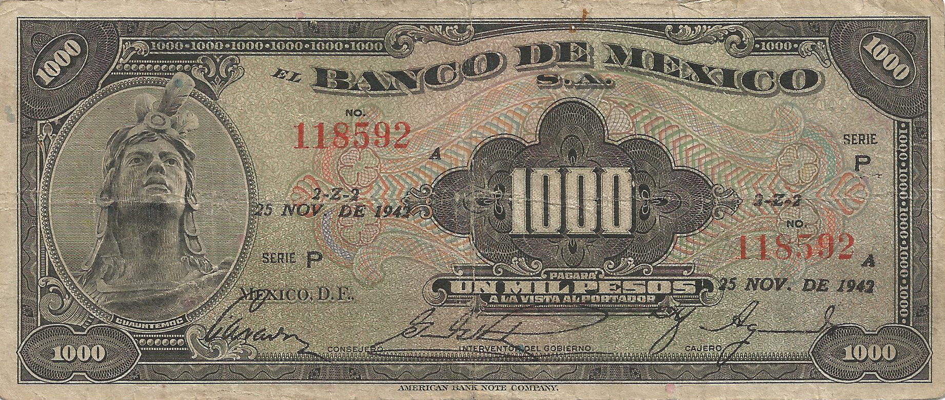  11 NOV DE 1941 Series O 