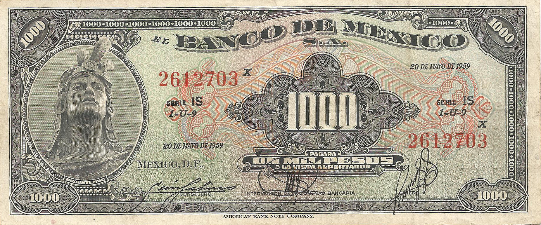  20 DE MAYO DE 1959 Series IQ - IS 