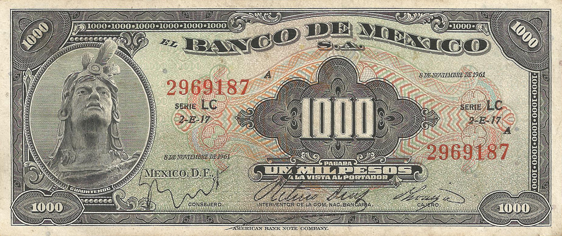  8 DE NOVIEMBRE DE 1961 Series LC - LV 