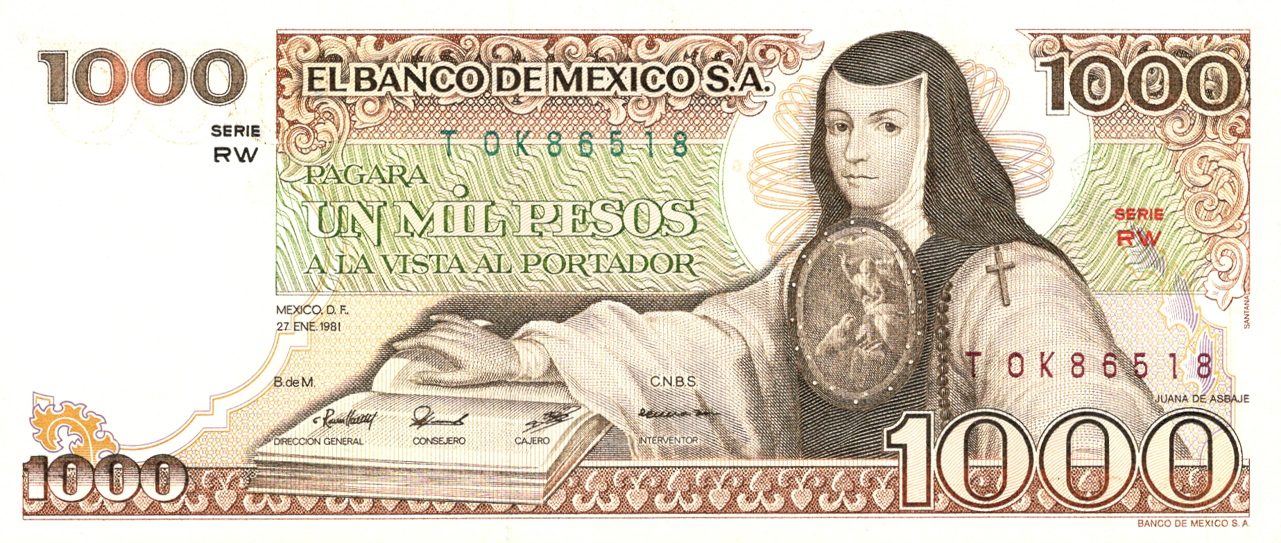  Lithograph back Series RW 