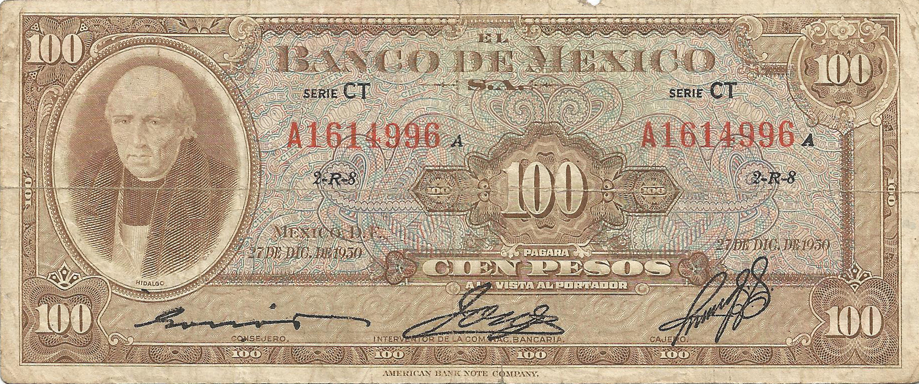  27 DE DIC DE 1950 Series CS - CZ 