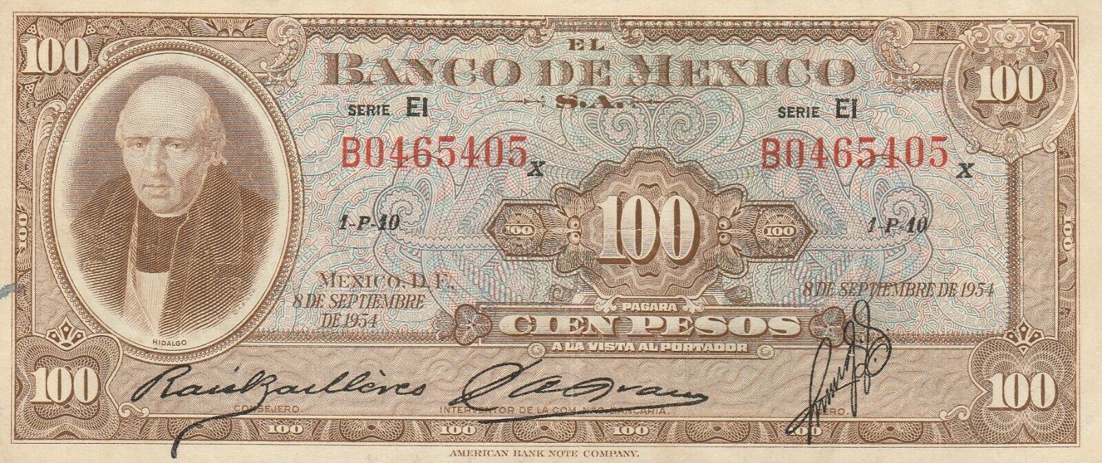 8 DE SEPTIEMBRE DE 1954 Series EI - ET 