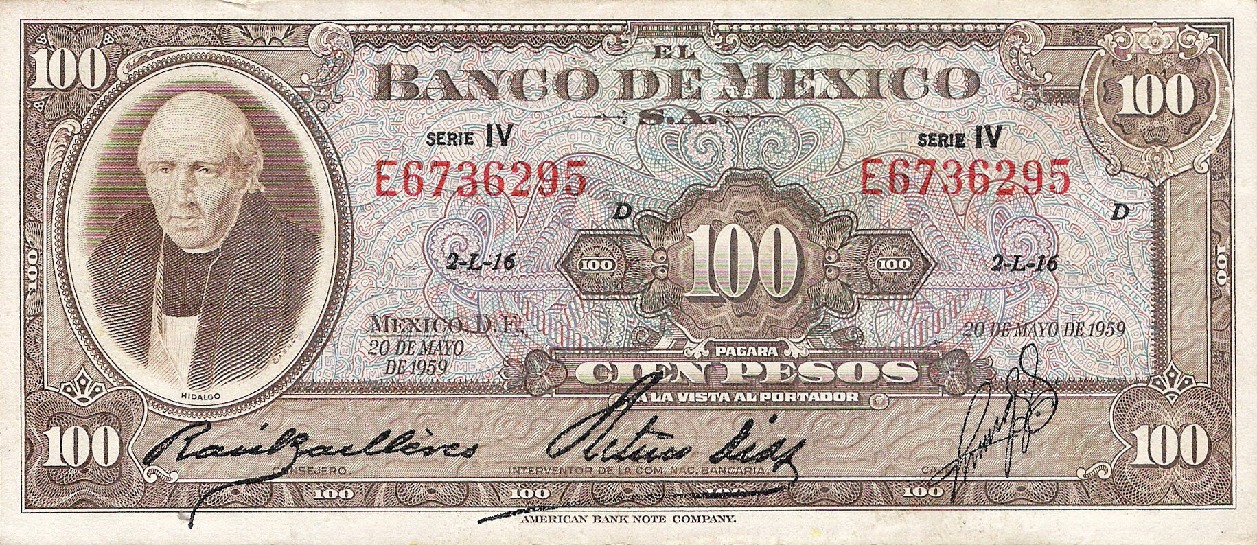  20 DE MAYO DE 1959 Series IQ - JF 