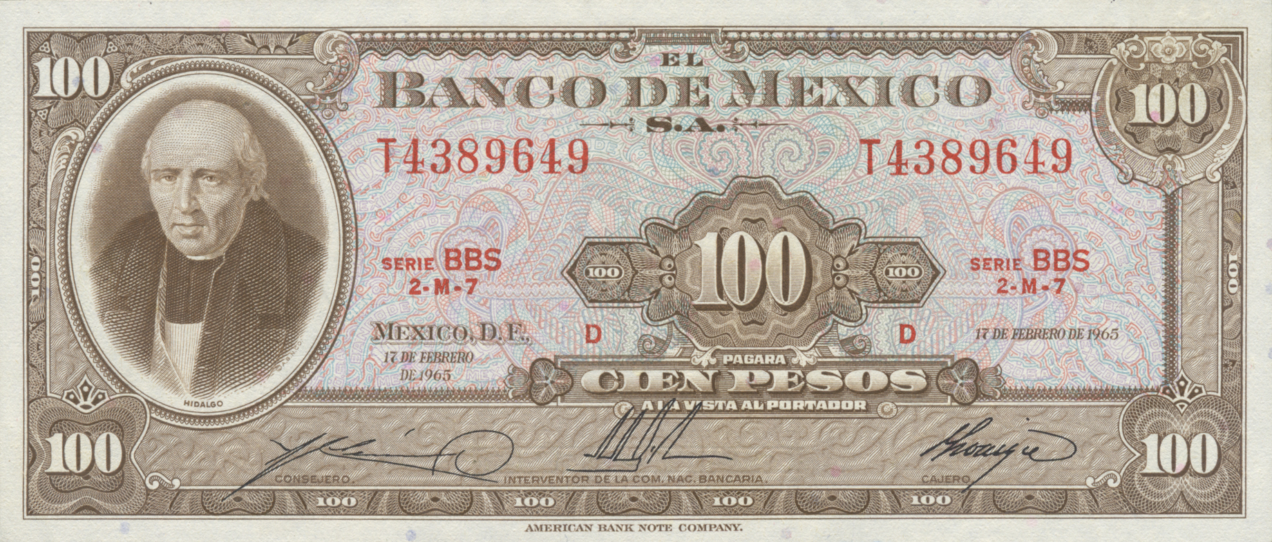  17 DE FEBRERO DE 1965 Series BAQ - BCD 
