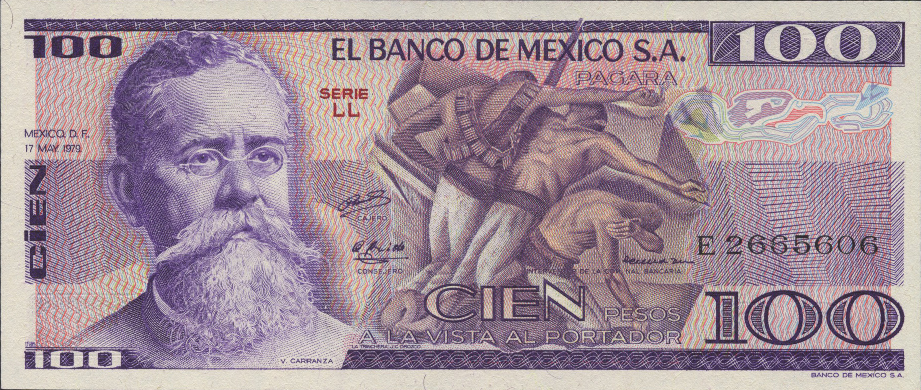  17 MAY 1979 Intaglio back Series KW - LL 