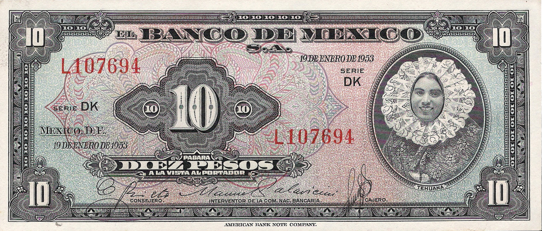  19 DE ENERO DE 1953 Series DK, DL 