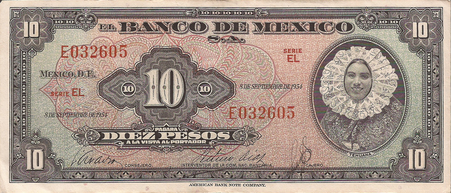  8 DE SEPTIEMBRE DE 1954 Series EI - EN 