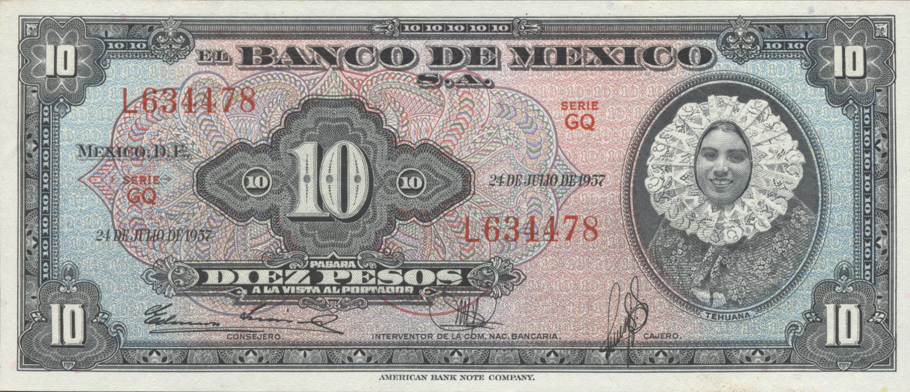  24 DE JULIO DE 1957 Series GQ 