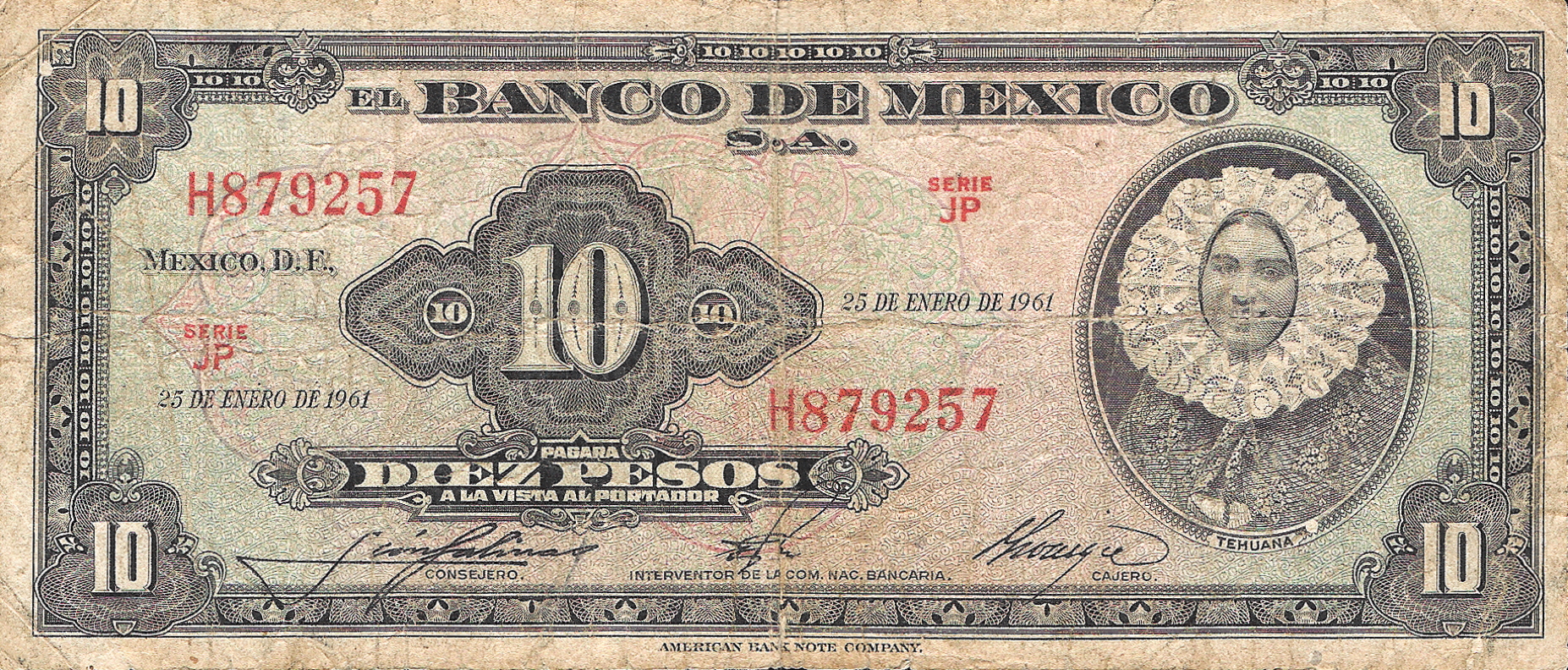  25 DE ENERO DE 1961 Sig 5: Loaiza Series JO - JT 