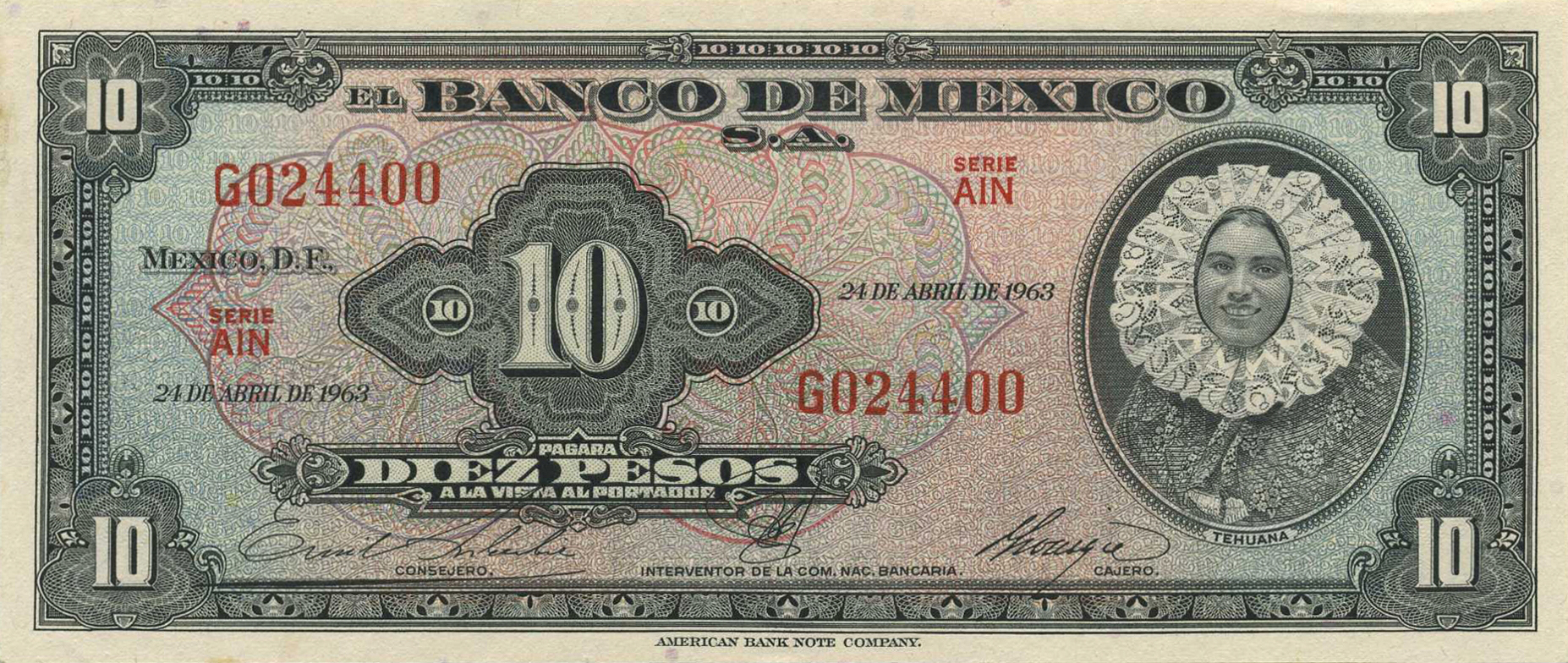  24 DE ABRIL DE 1963 Series AIE - AIT 