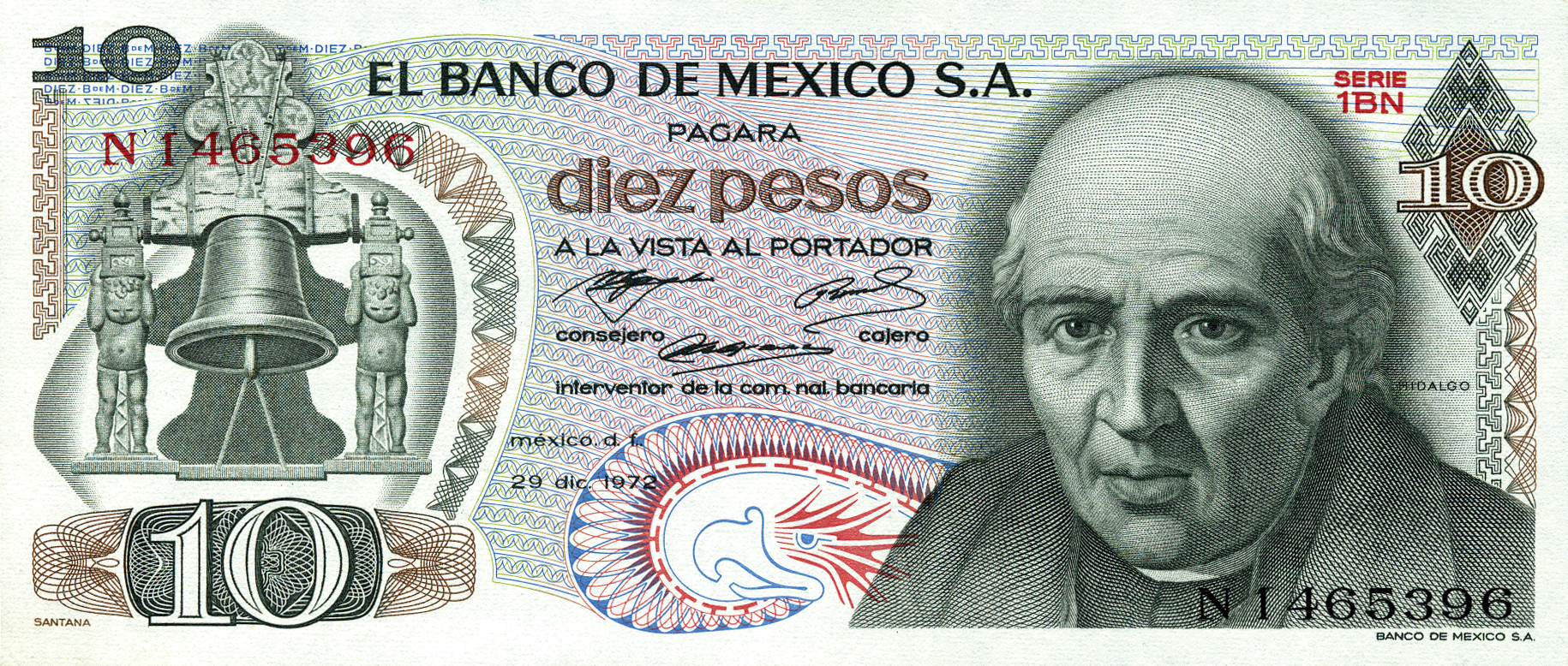  29 dic 1972 Series 1BN - 1BX 