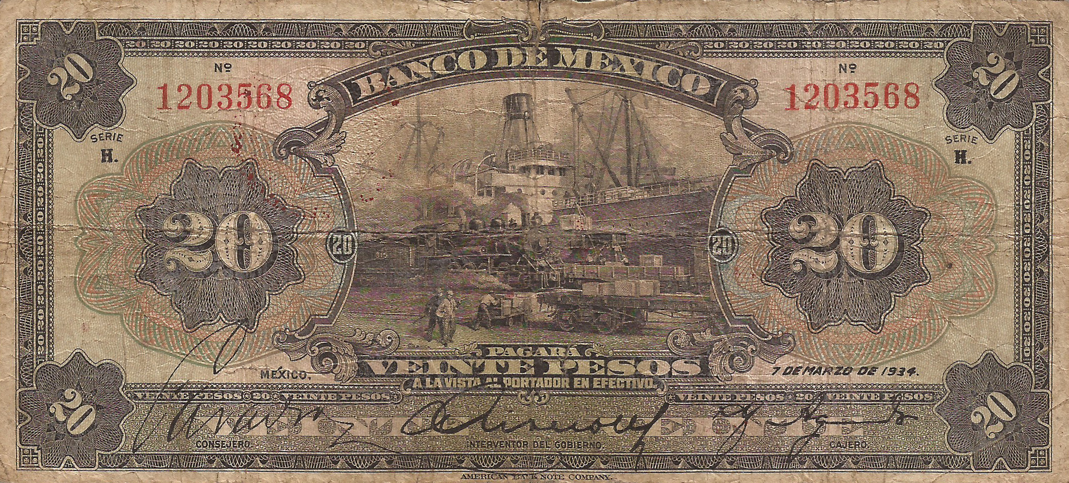  7 DE MARZO DE 1934 Series H 