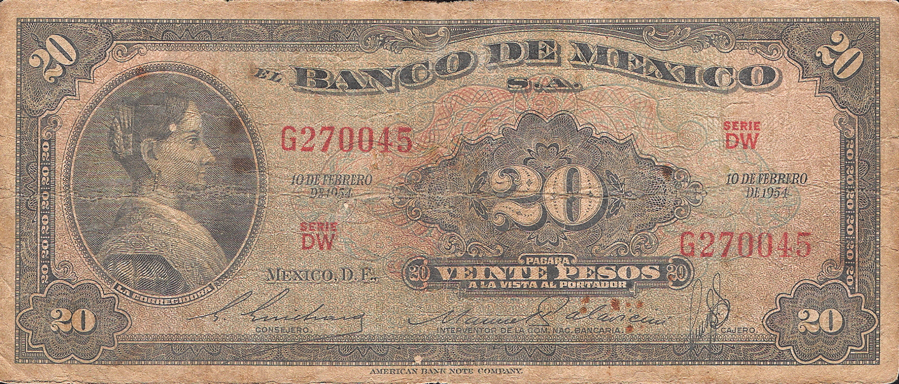  10 DE FEBRERO DE 1954 Sig 4: Marquez Series DW 
