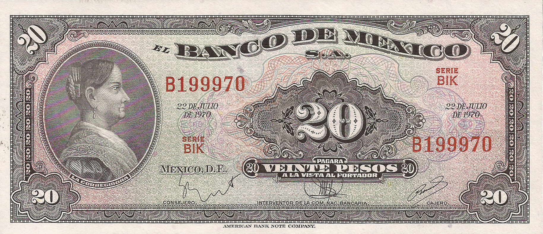  22 DE JULIO DE 1970 Series BIG - BIK 