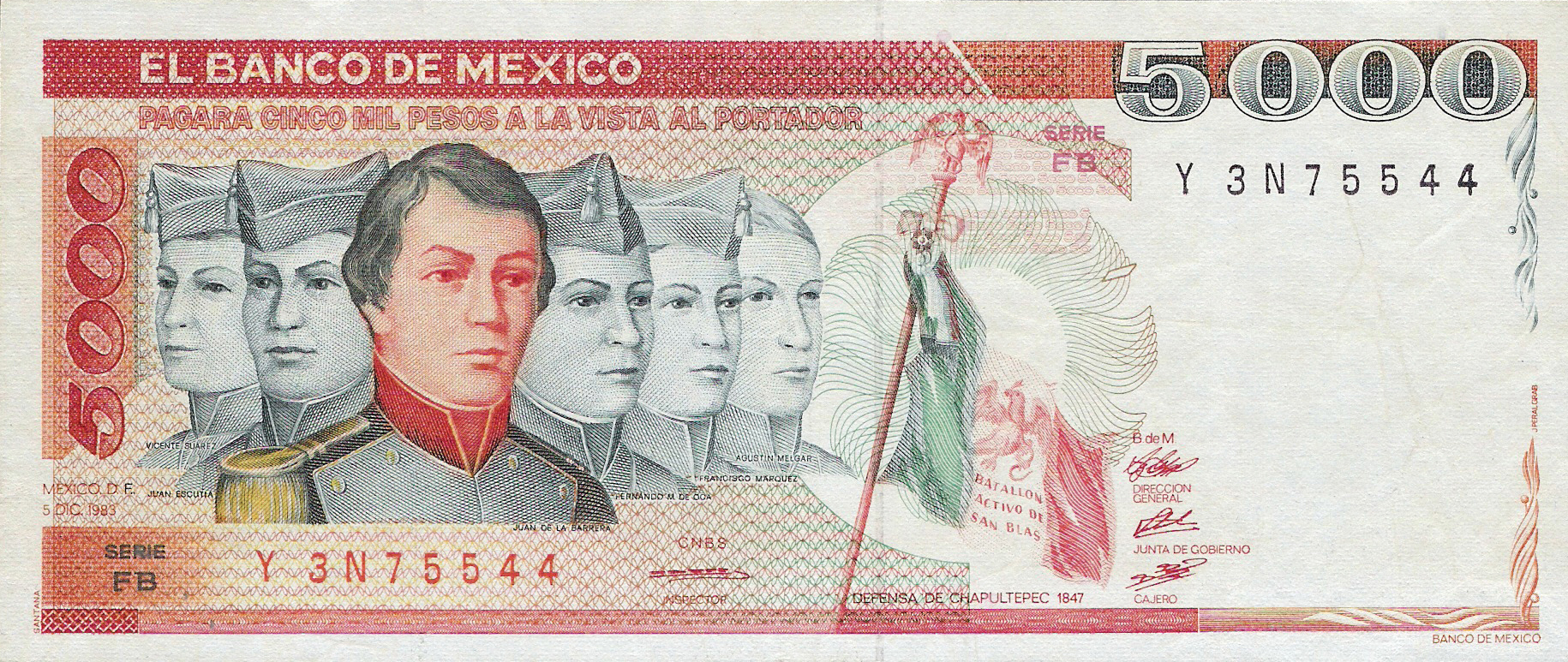  5 DIC 1983 Series FB, FC 