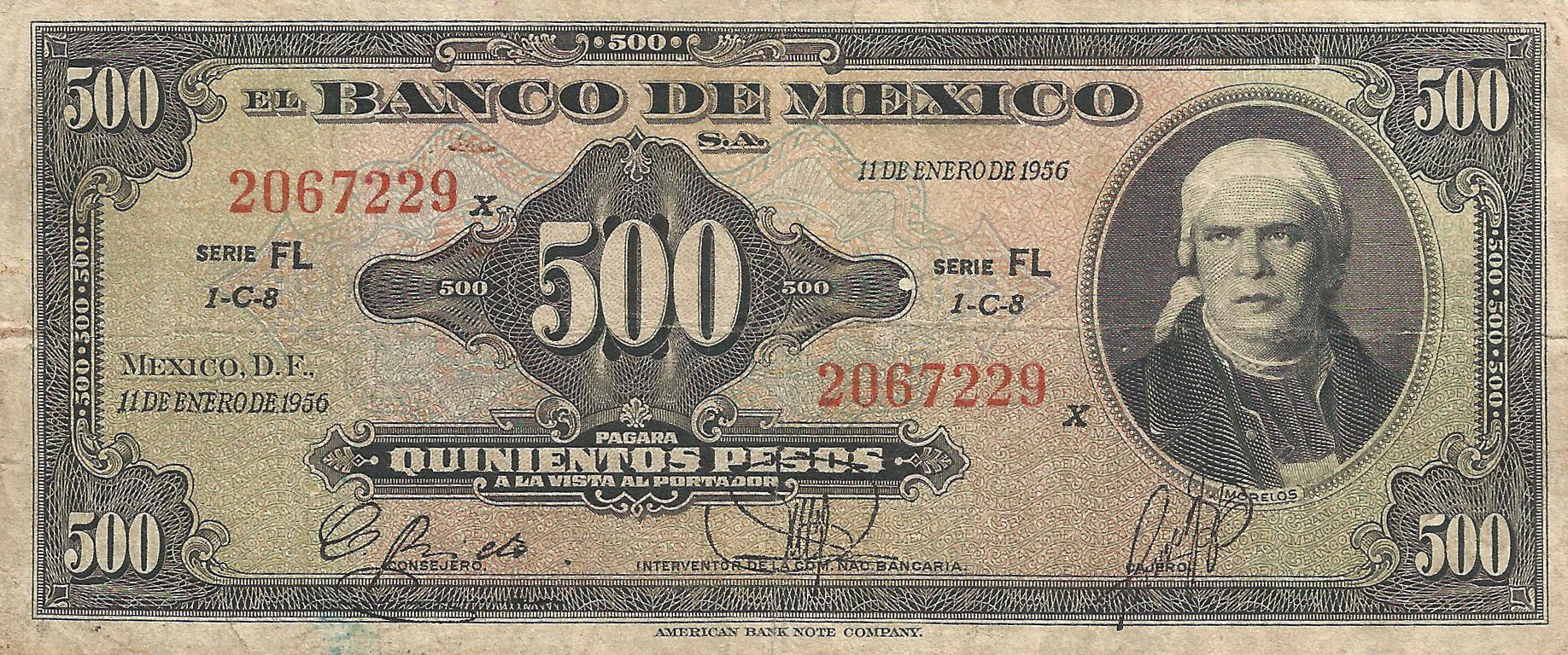  11 DE ENERO DE 1956 Series FK, FL 