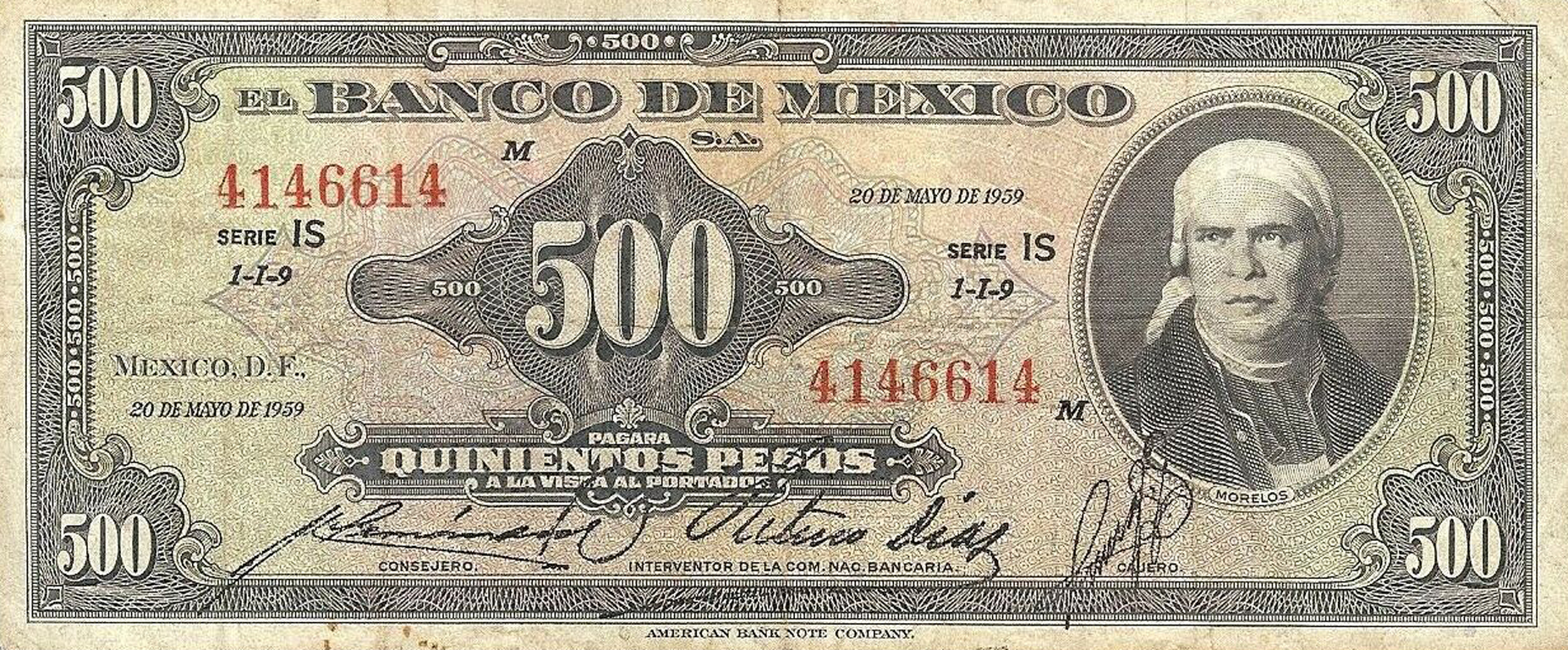  20 DE MAYO DE 1959 Series IQ - IV 