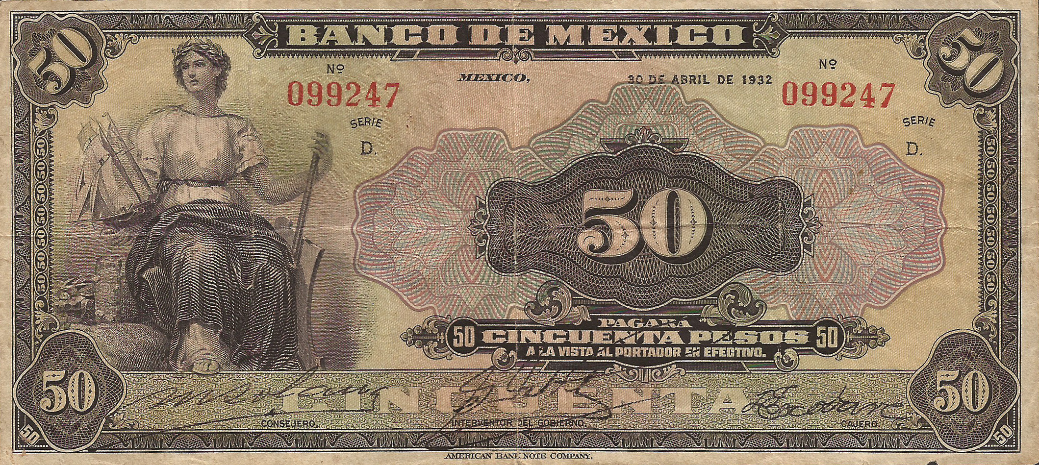  30 DE ABRIL DE 1932 Series D 