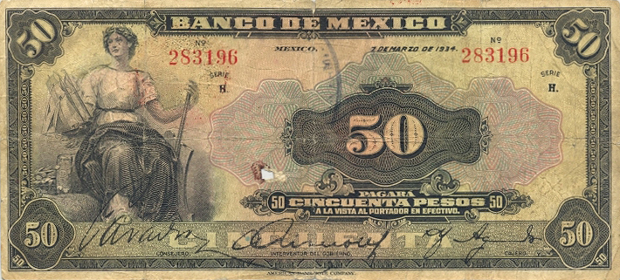  7 DE MARZO DE 1934 Series H 