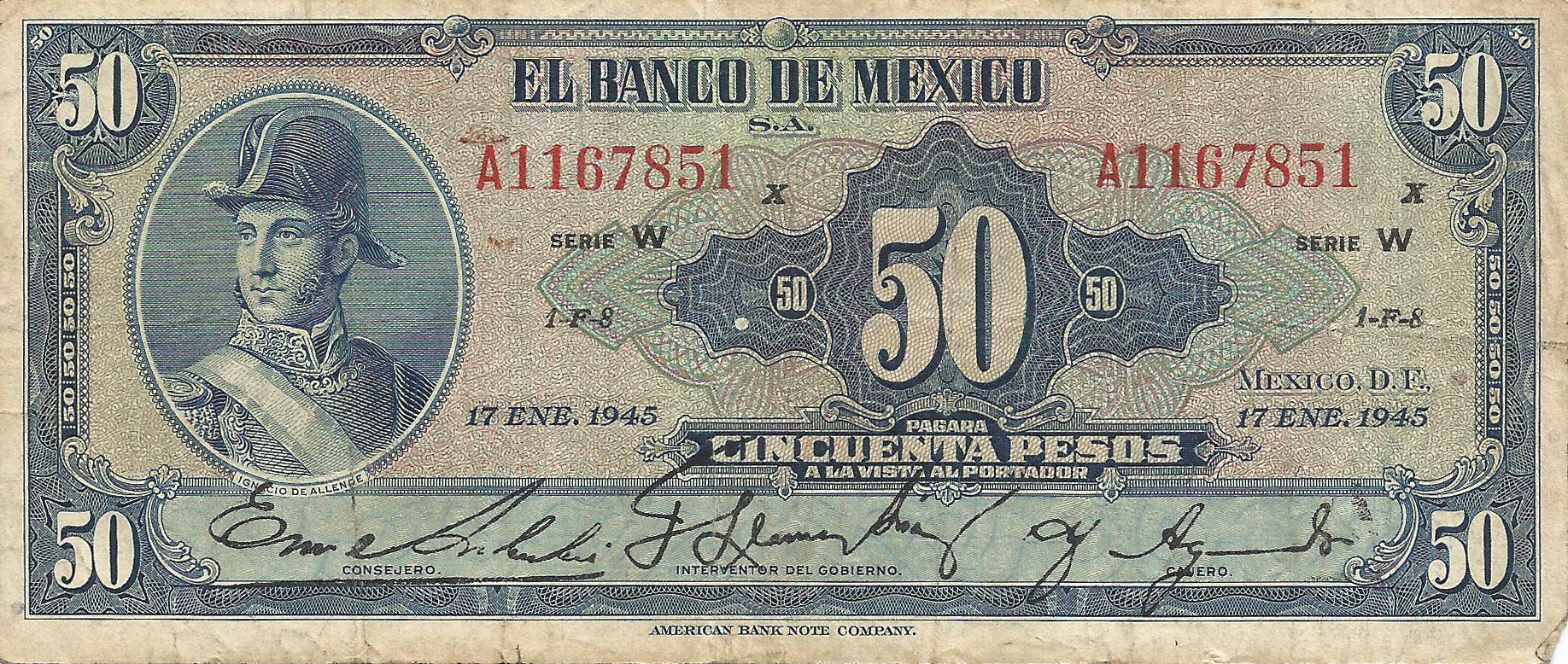  17 ENE 1945 Series S - Z 