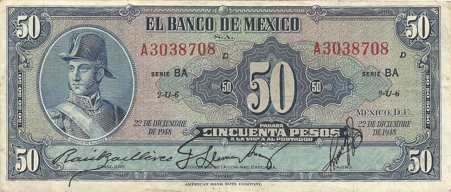  22 DE DICIEMBRE DE 1948 Sig 4: Marquez Series BA - BD 