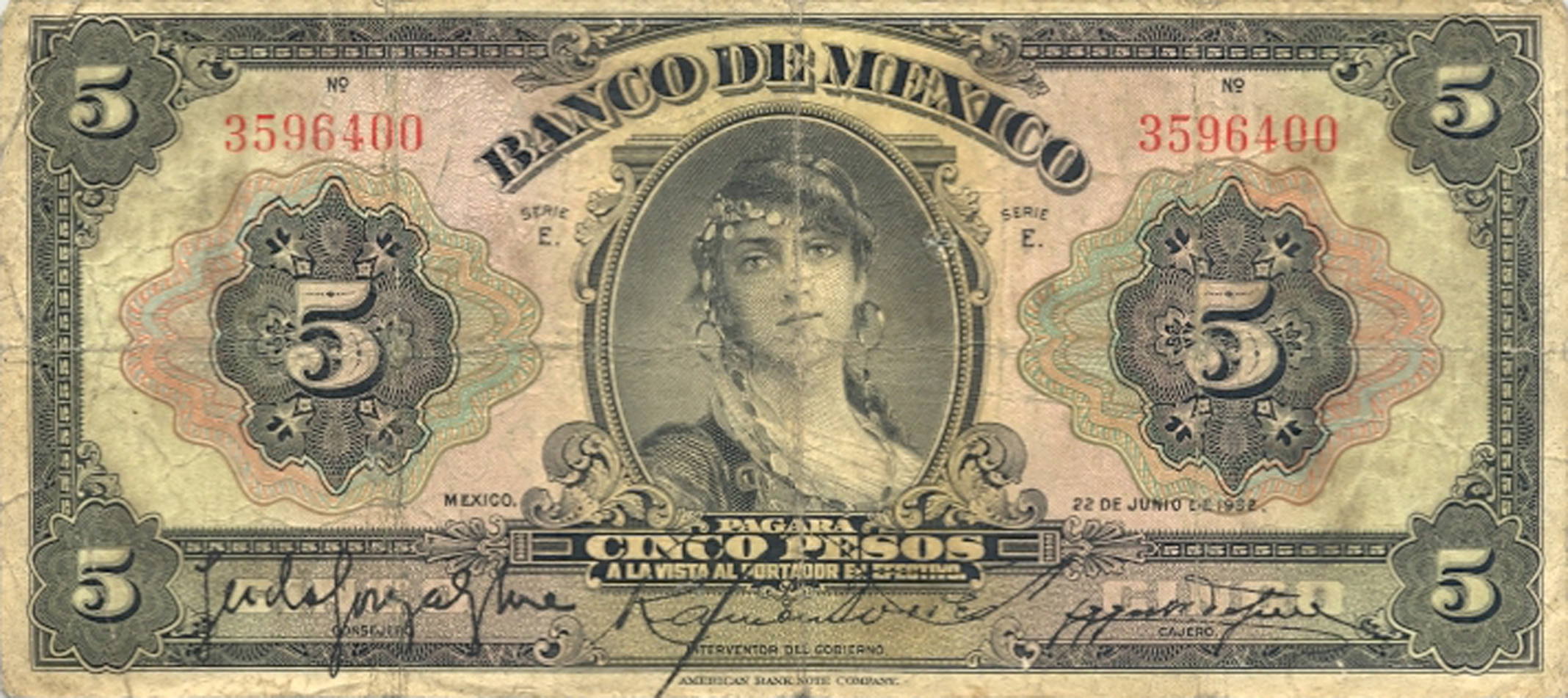  22 DE JUNIO DE 1932 Sig 2: Gutiérrez Series E 