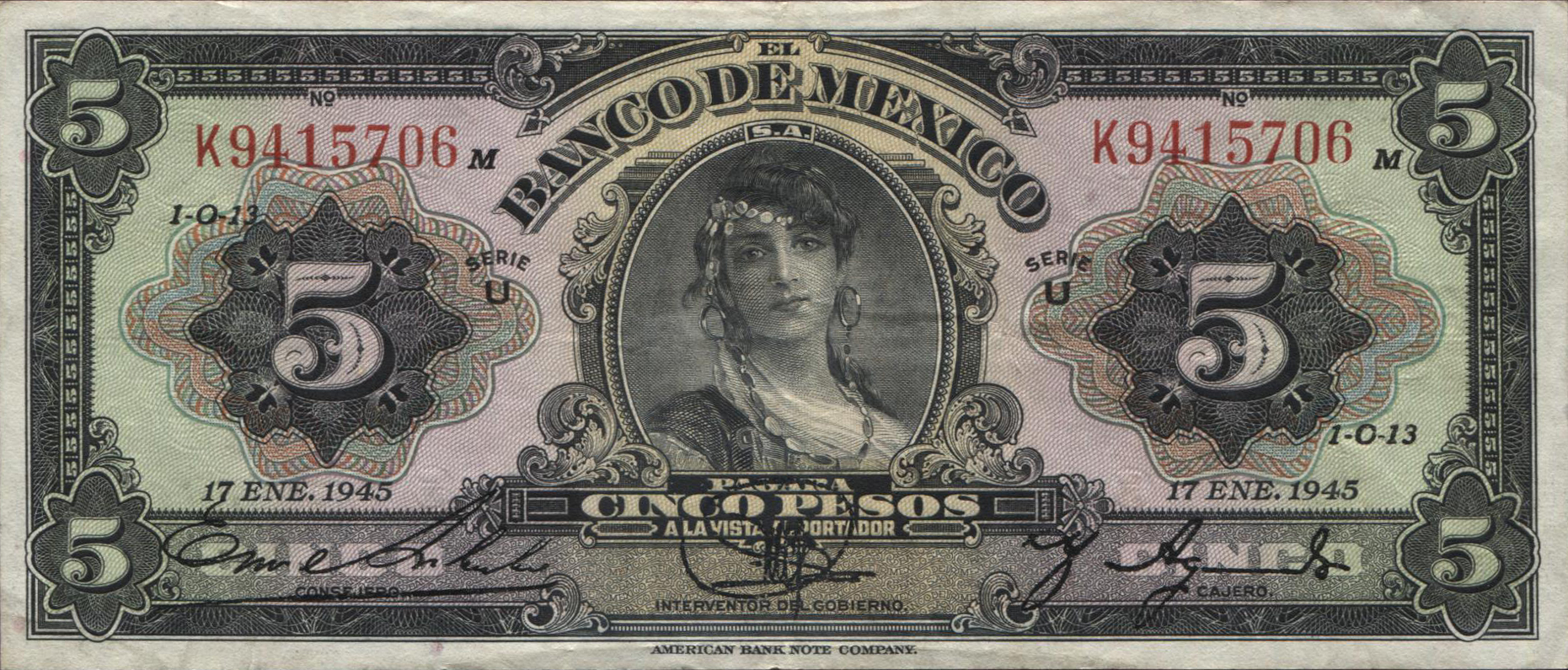  17 ENE 1945 Series S - Z Prefix K, L 