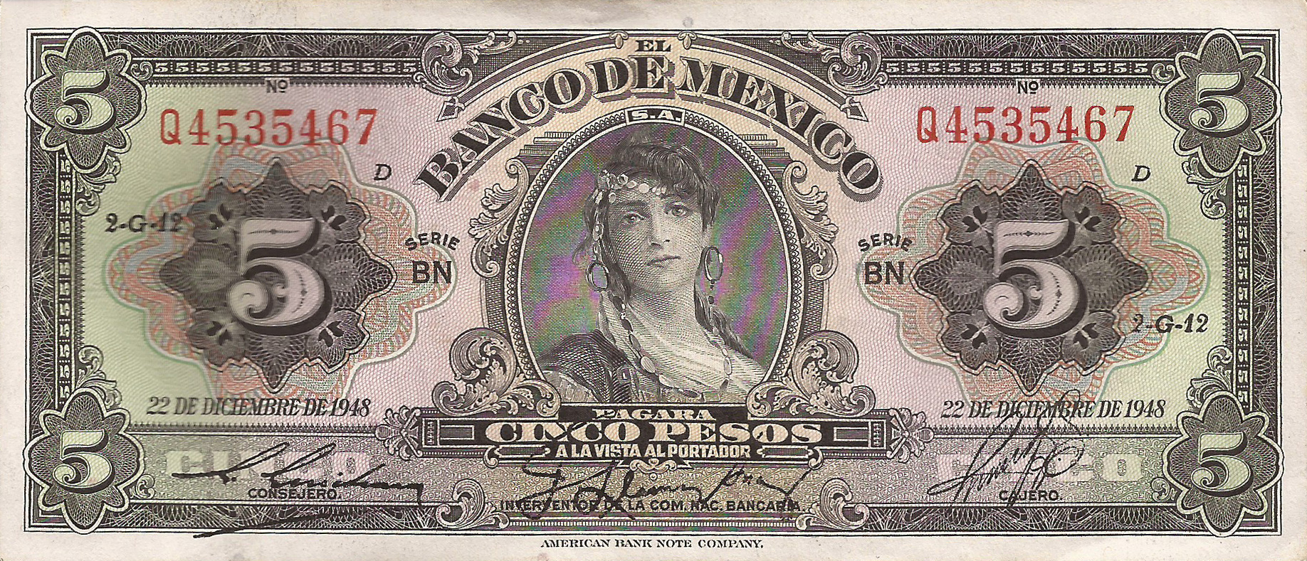  22 DE DICIEMBRE DE 1948 Series BA - BT Prefix P - R 