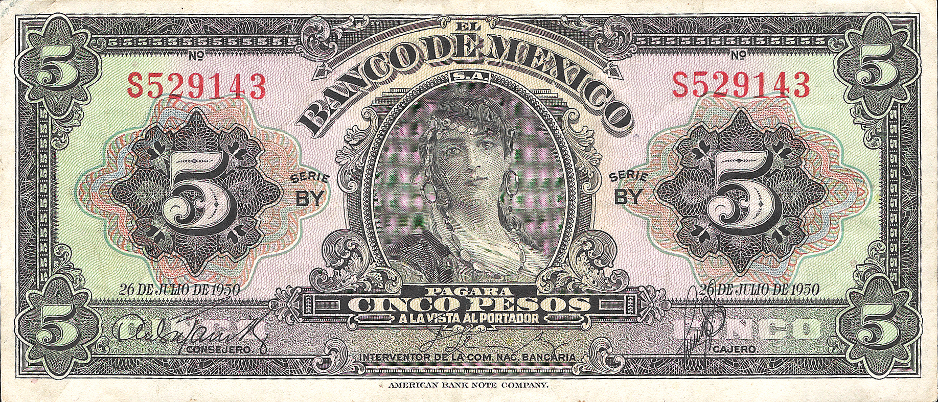  26 DE JULIO DE 1950 Series BY - CB 