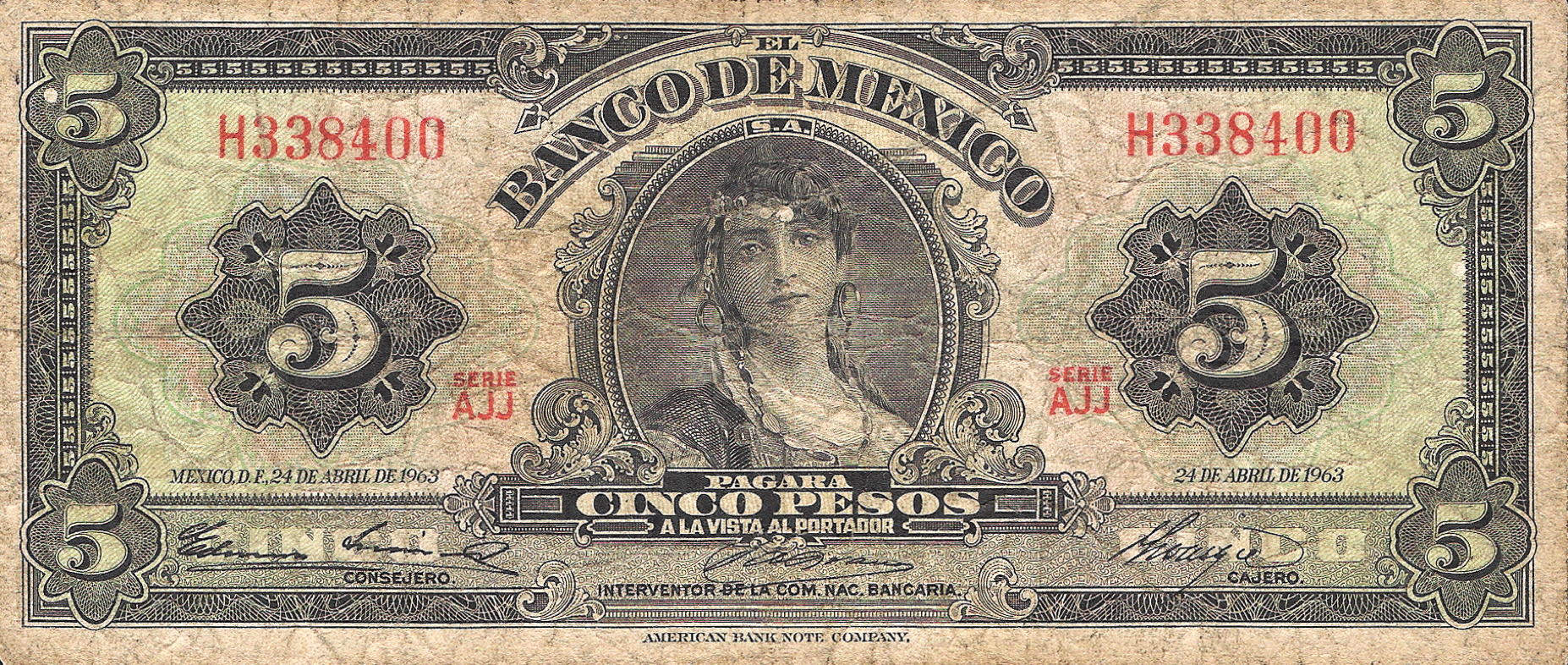  24 DE ABRIL DE 1963 Series AIE - AJJ 