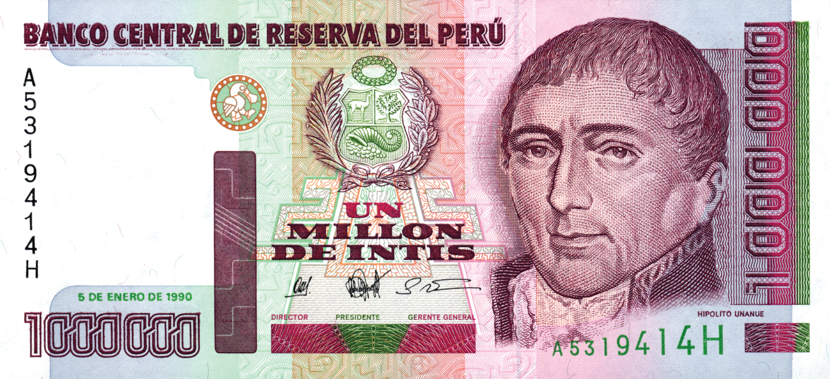  5 DE ENERO DE 1990 Sig 142: Dodero/Capuñay/Antúnez Prefix/suffix A/A - A/H 