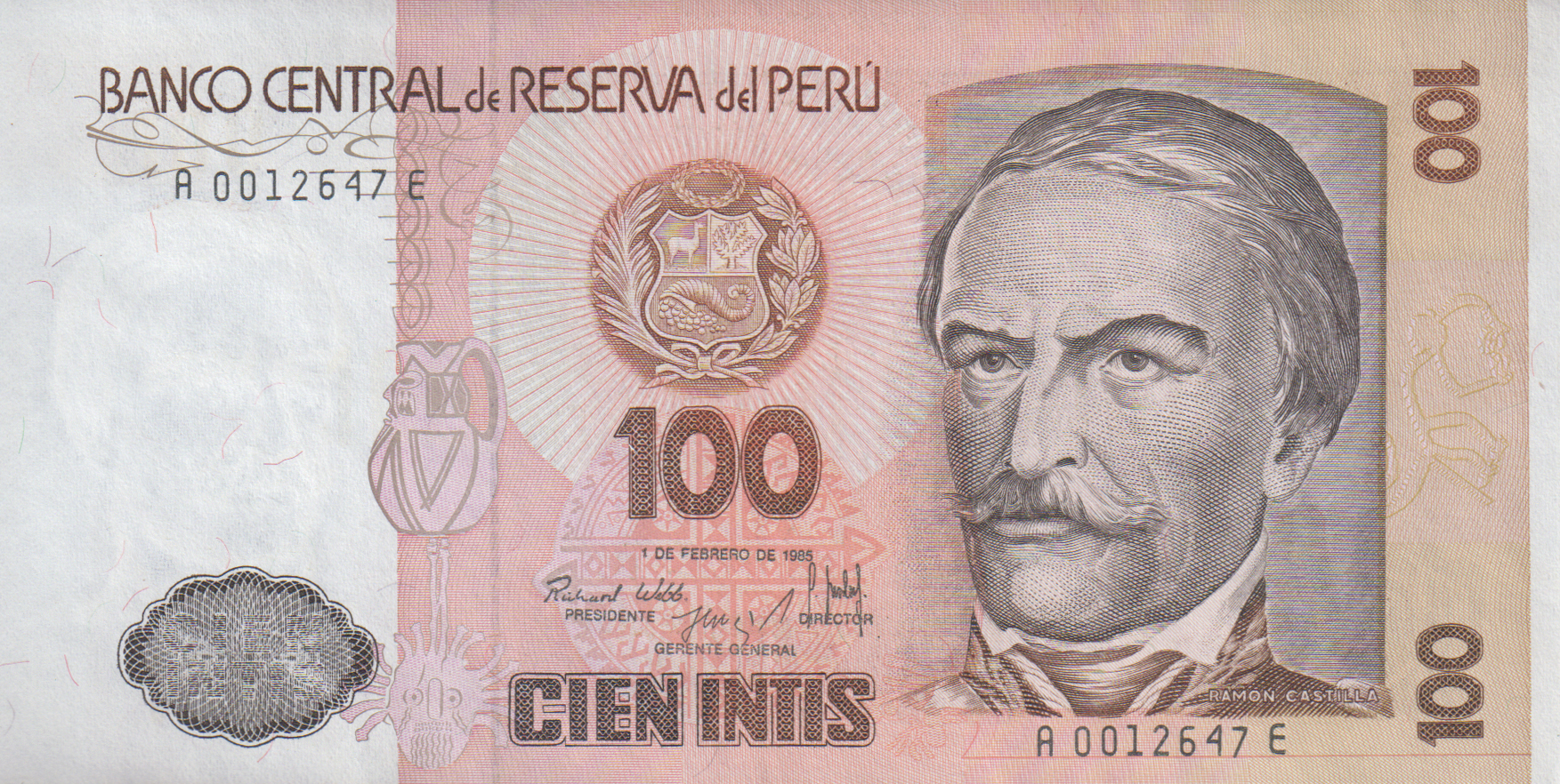  1 DE FEBRERO DE 1985 Sig 122: Morales/We/Neyra Prefix/suffix A/A - A/E 