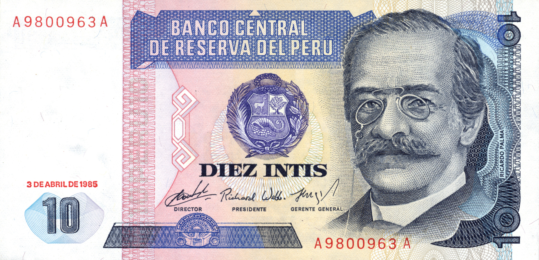  3 DE ABRIL DE 1985 Sig 121: Conroy/We/Neyra Prefix/suffix A/A - A/E 